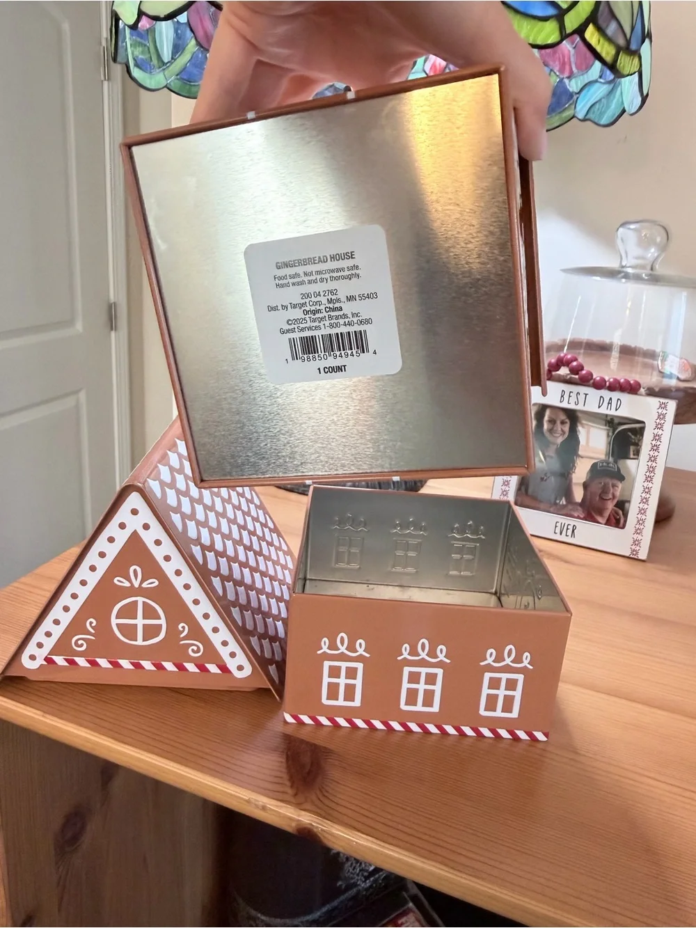 Set of Gingerbread House Tins